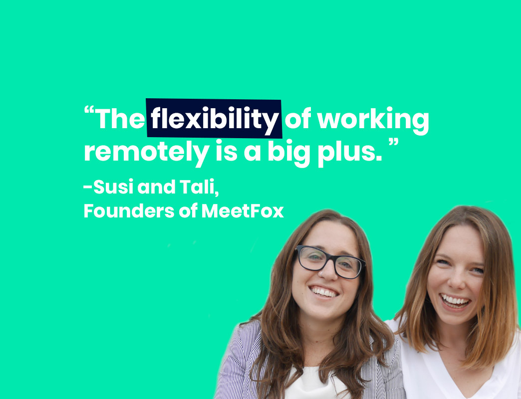 tali and susi, founders of MeetFox