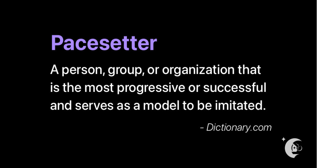 Pacesetting definition