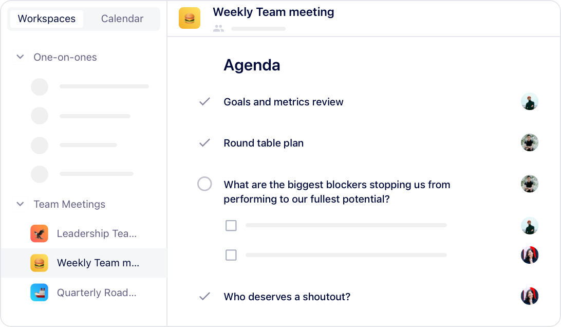 team meeting software