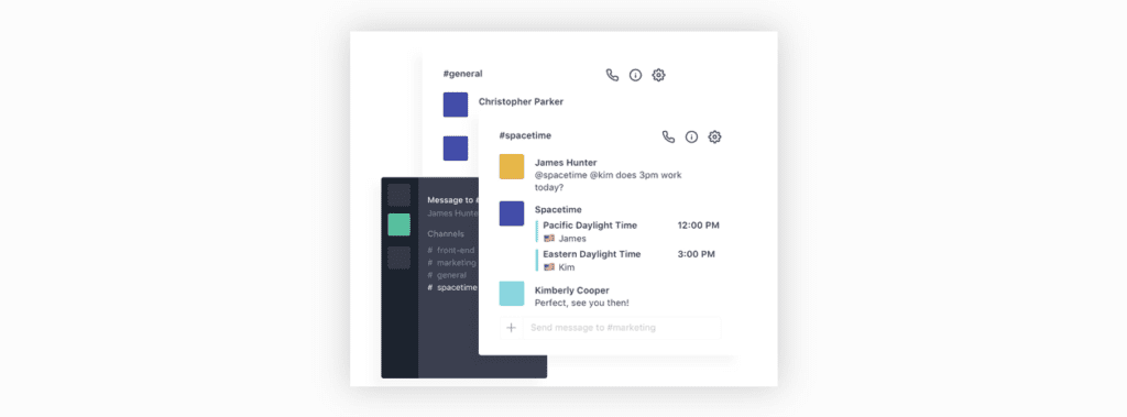 Spacetime for Slack